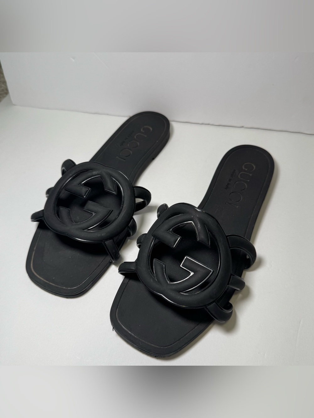Gucci interlocking G slide sandal - 39